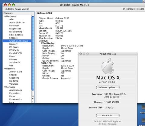 video cards for power mac g4